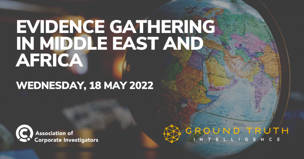 Evidence Gathering In Middle East And Africa ACi